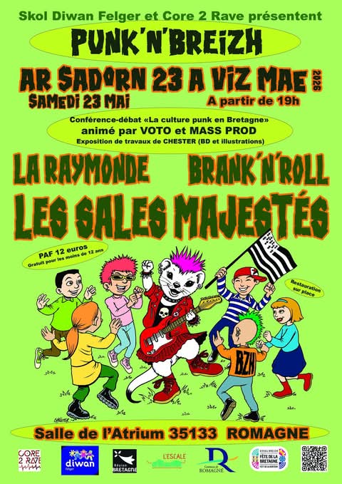 Fête de la Bretagne 2026 (du 14 au 31 mai)en soutien à l’école Diwan de Fougères