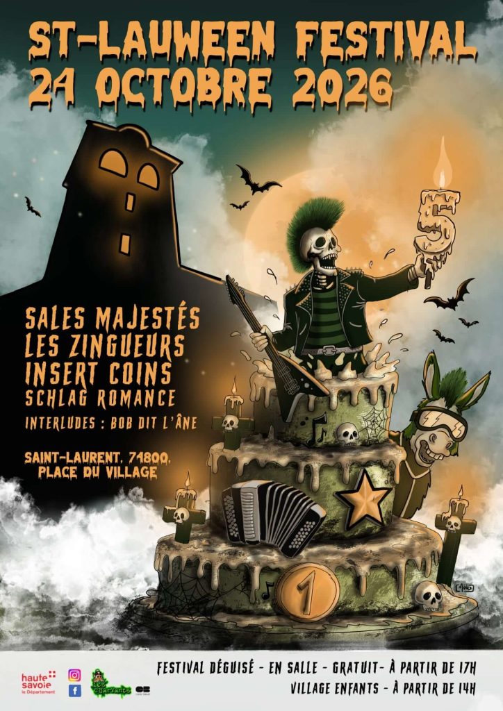 Affiche du concert des sales majestés à saint lauween festival 2026